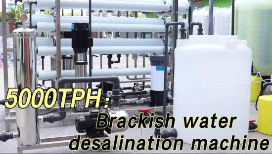 Impianto di trattamento delle acque Filtro RO Sistema ad osmosi inversa Impianto di depurazione delle acque sotterraneo per il trattamento dell'acqua salata Impianto di desalinizzazione Macchina 108t